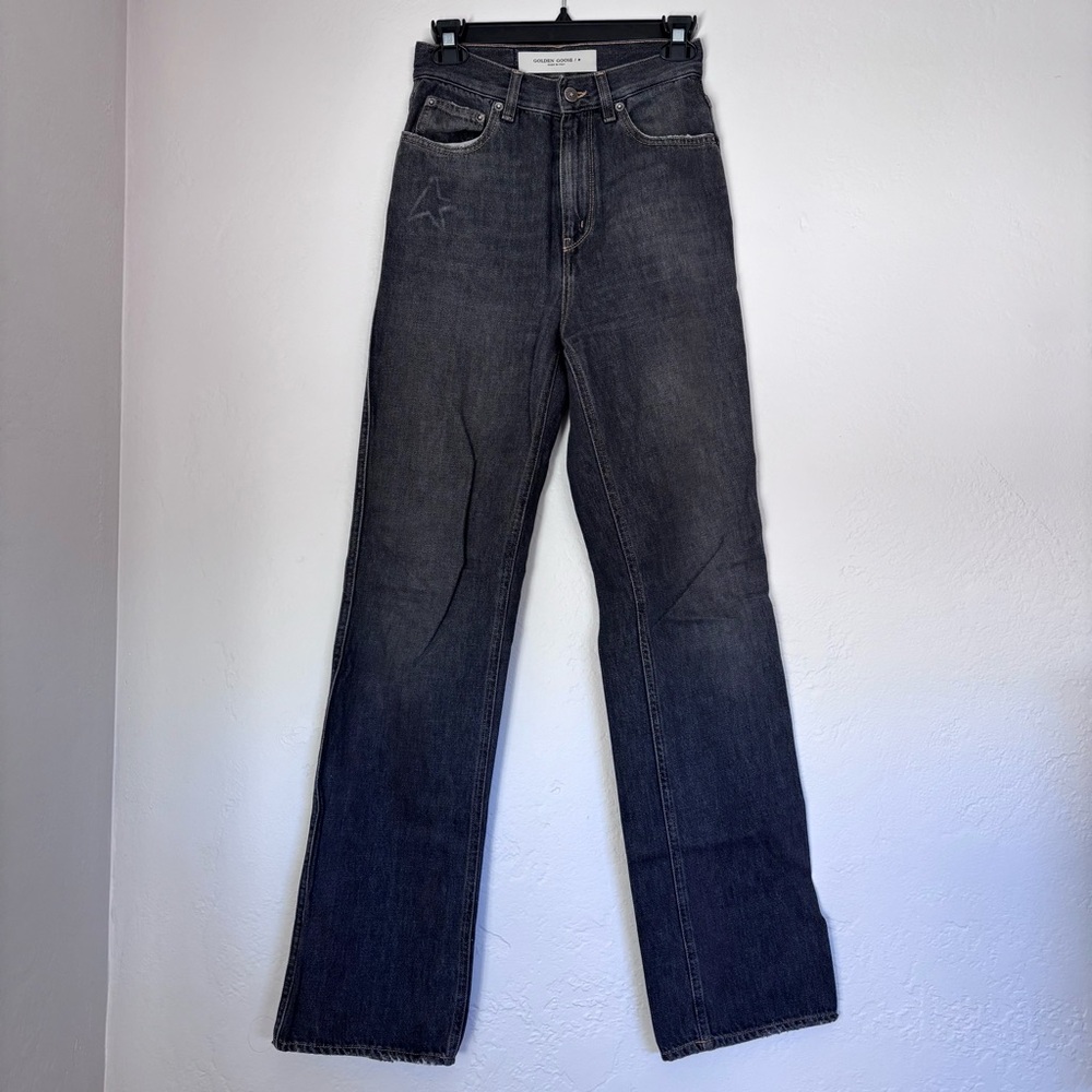 Golden Goose Dark Gray Straight Leg Jeans